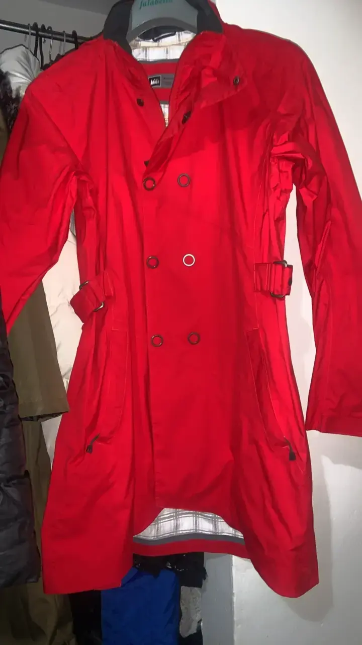 Cortaviento rojo impermeable - 4