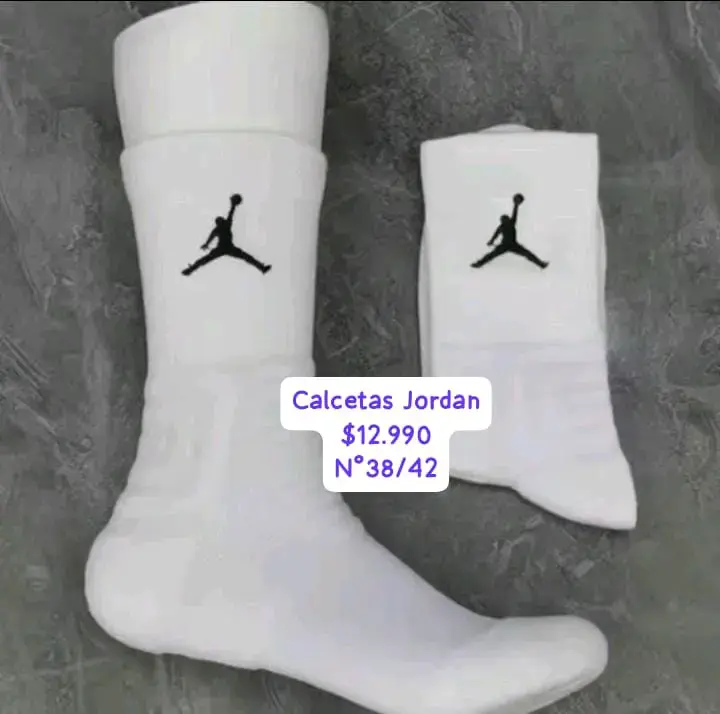 Calcetas deportivas Jordan blancas