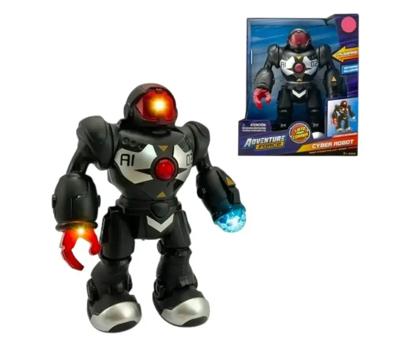 Robot de juguete Adventure Force con luces - 3