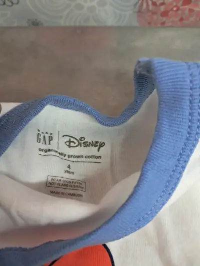 Pijama infantil Minnie Mouse azul y blanco - miniatura 2