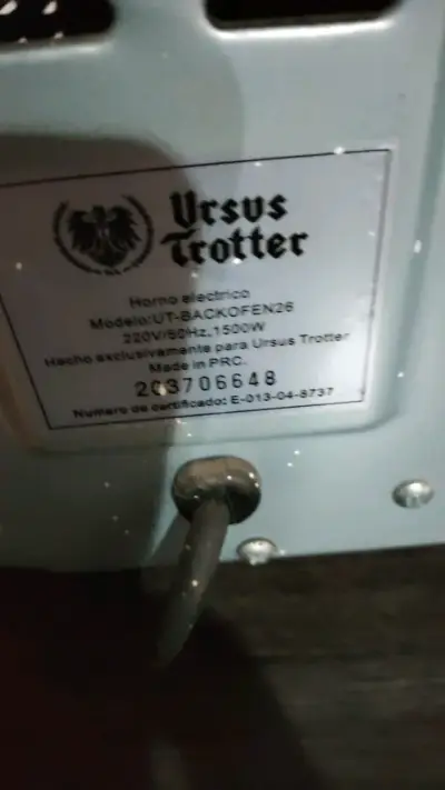 Horno eléctrico Ursus Trotter UT-BACKOFEN26 - miniatura 1