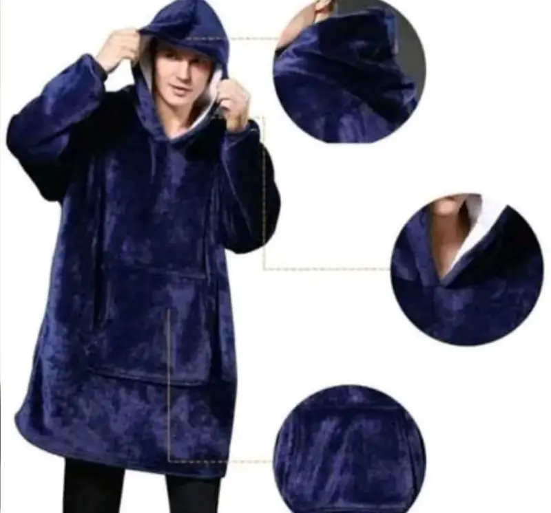 Huggle Hoodie manta con capucha ultra suave - 2