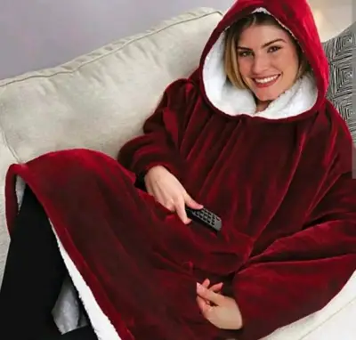 Huggle Hoodie manta con capucha ultra suave - miniatura 3