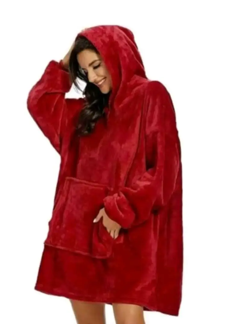 Huggle Hoodie manta con capucha ultra suave - 4