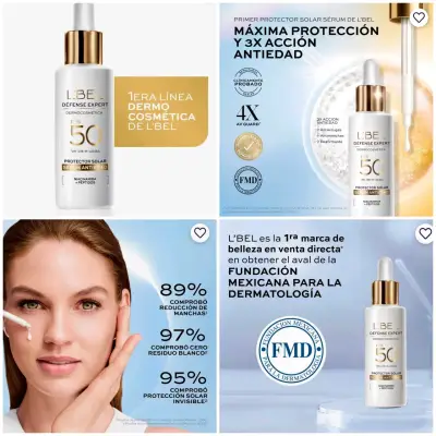 Protector solar sérum antiedad L'Bel FPS 50 - miniatura 1
