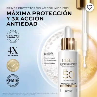 Protector solar sérum antiedad L'Bel FPS 50 - miniatura 2