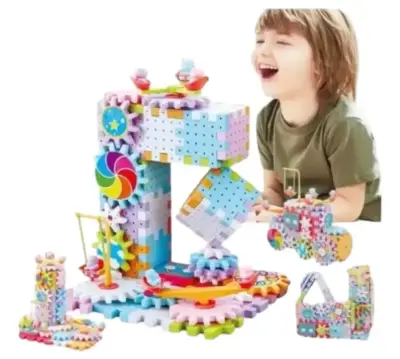 Bloque Encaje Engranaje Eléctrico 83 Pcs Creativid - miniatura 1