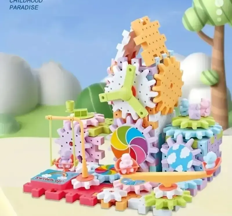 Bloque Encaje Engranaje Eléctrico 83 Pcs Creativid - 3
