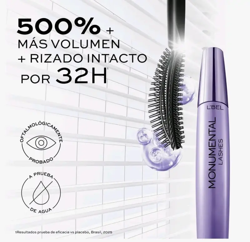 Máscara de pestañas L'Bel Monumental Lashes - 4