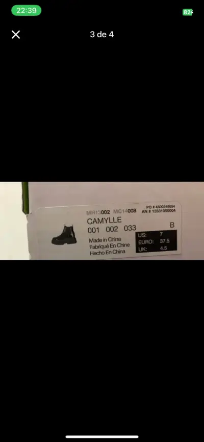 Botines negros de charol con plataforma - miniatura 3