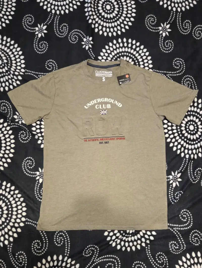 Polera Clusterman Underground Club Verde - 1