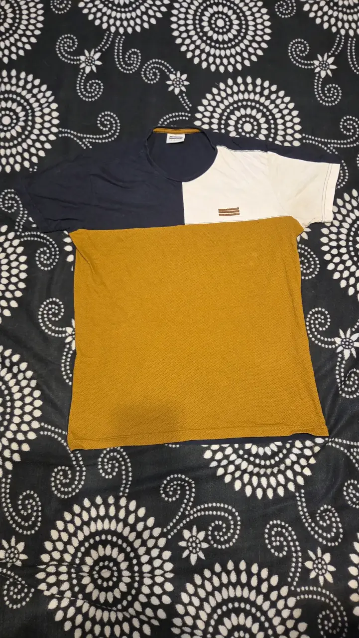 Polera tricolor para hombre - 1