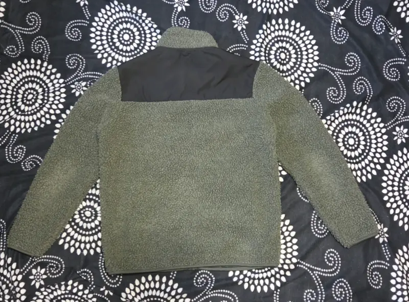 Chaqueta polar verde con cierre - 2