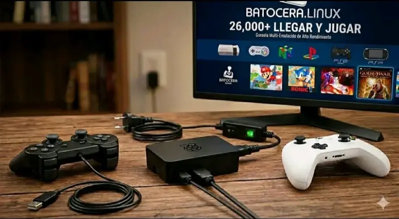 🎮 Raspberry Pi 4 8GB RAM + 128GB con 26.000 juegos - 1