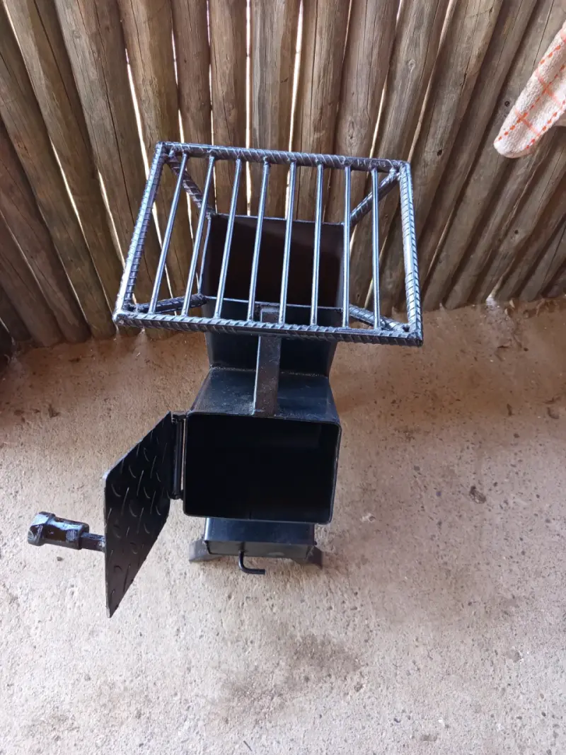 Estufa rocket a leña xl - 2