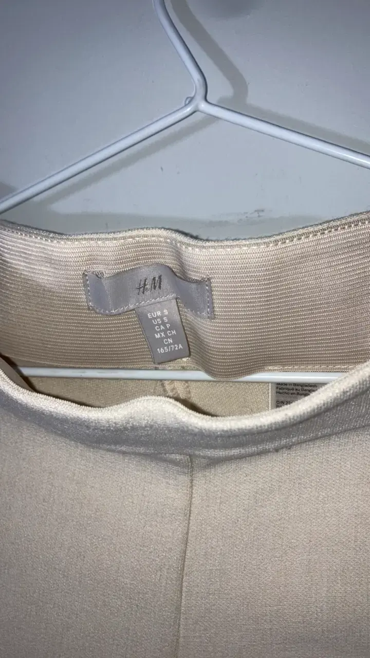 Pantalones beige de vestir para mujer talla s - 3
