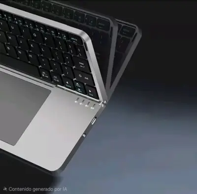 Teclado con funda para tablet y/o celular - miniatura 4