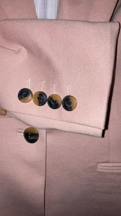 Blazer rosado marca Marquis elegante - miniatura 3