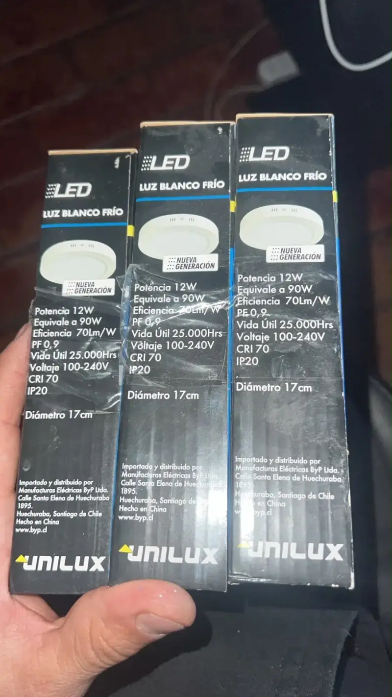 Panel LED Unilux sobrepuesto 12W - 3
