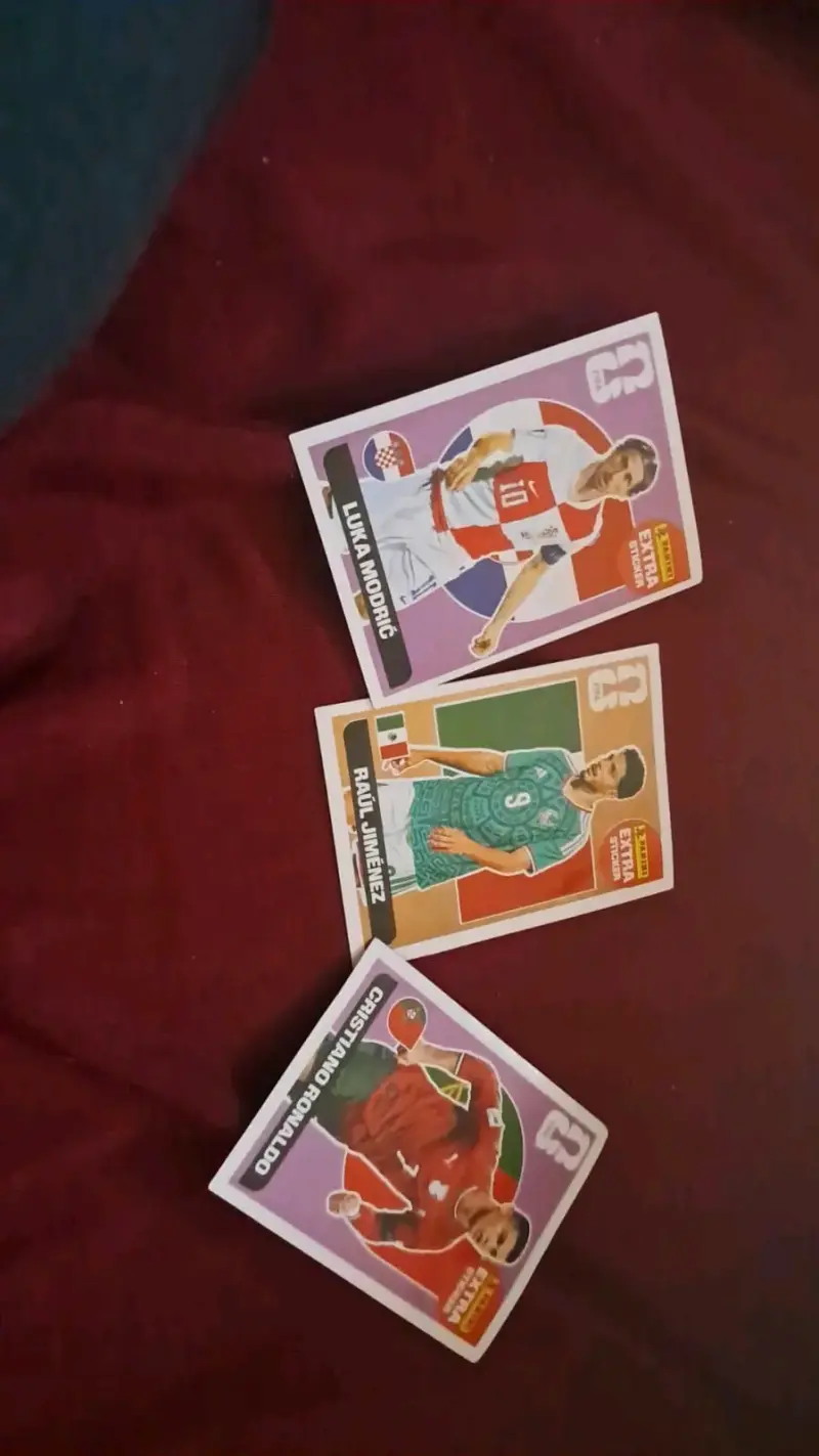 Set de láminas de fútbol Panini