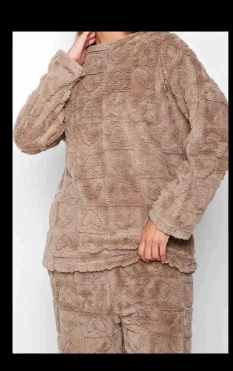 Conjunto de pijama polar para mujer - 2