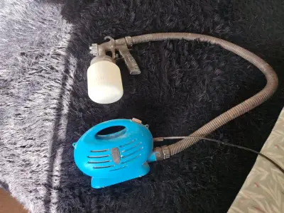 Pistola de pintura eléctrica portátil azul - miniatura 1