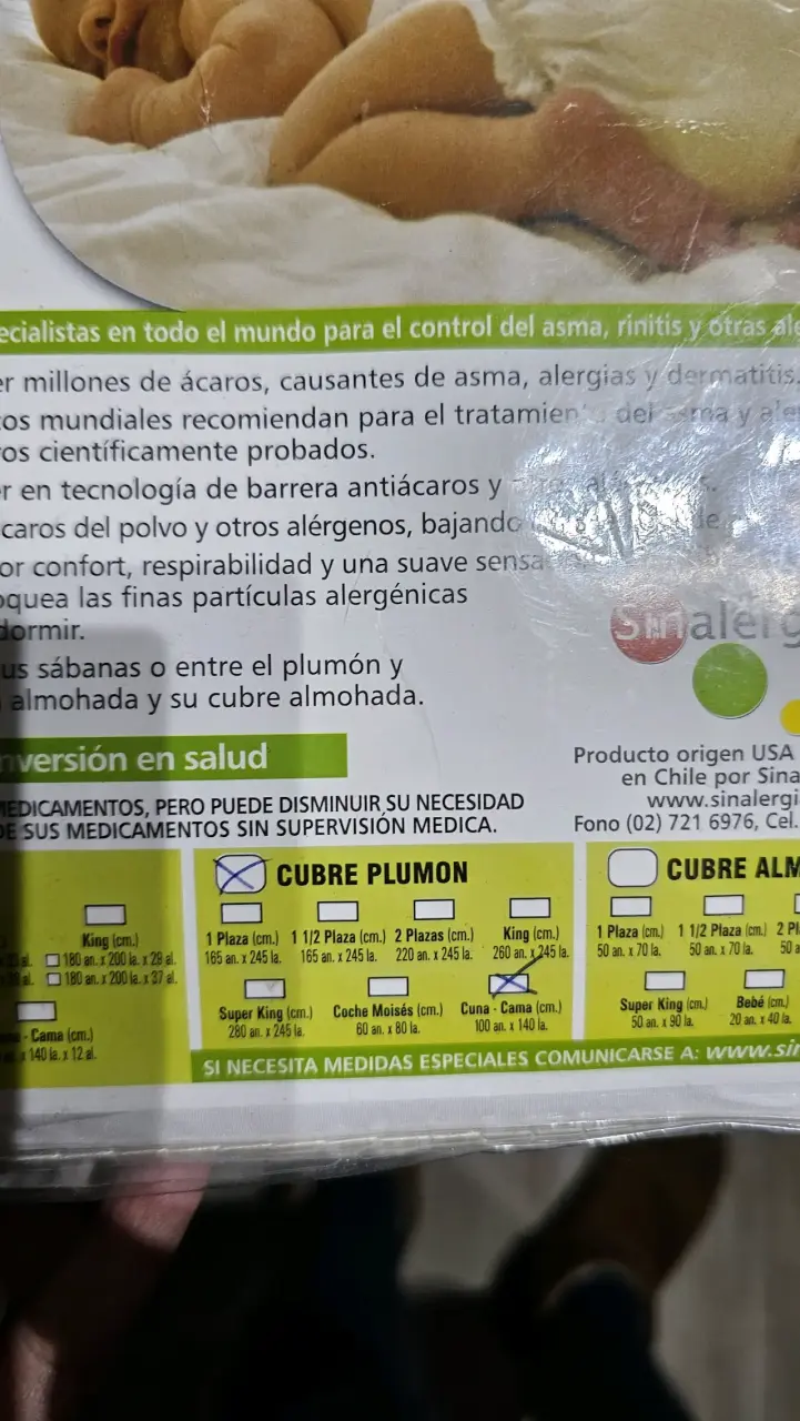 Cubre colchón antialérgico para cuna 100x140 cm - 2