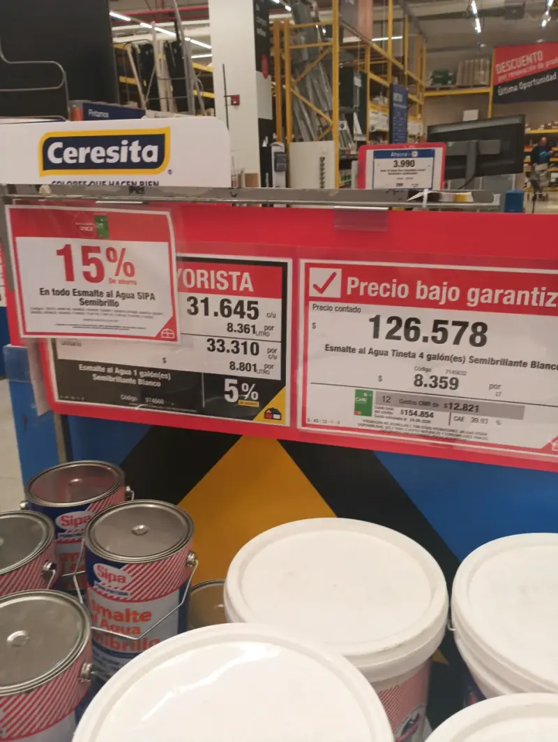 Esmalte al agua semibrillo Sipa 10L - 2