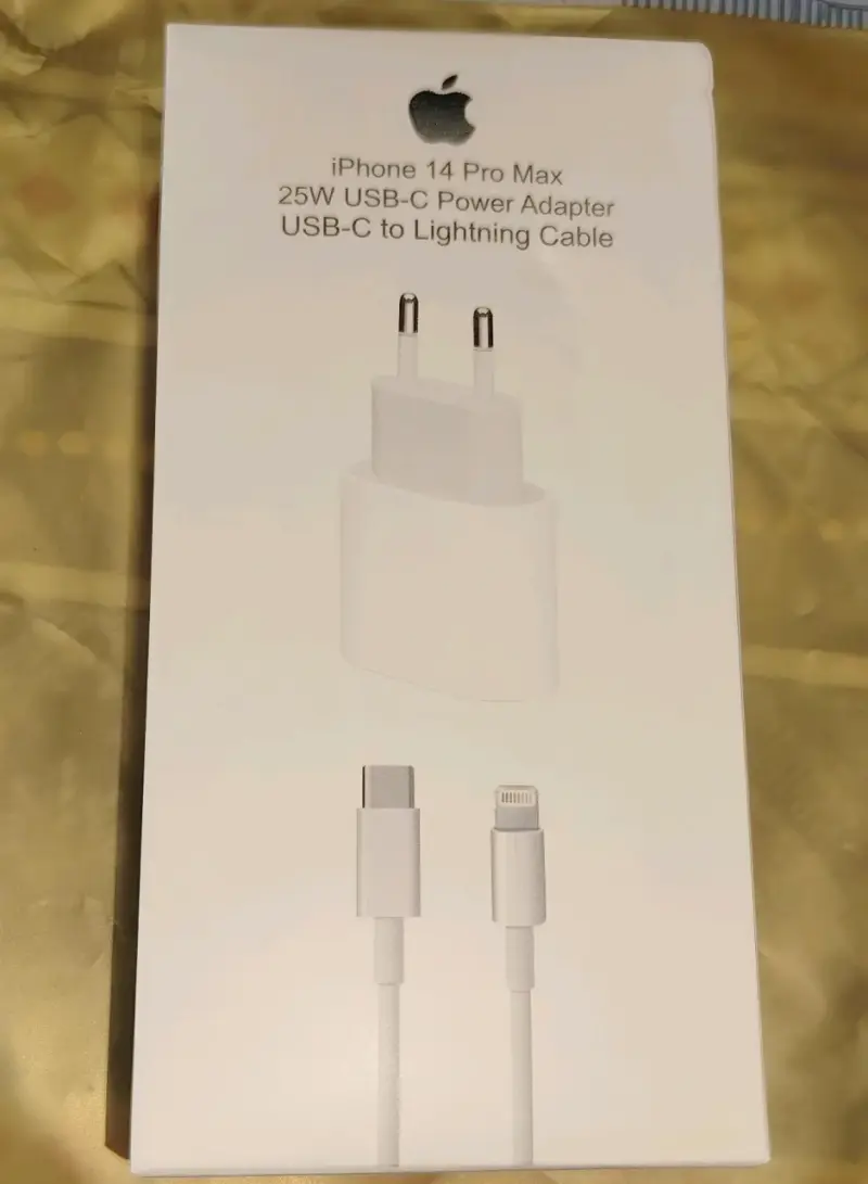 Cargador Apple 25W USB-C para iPhone 14 Pro Max
