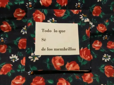 Mini libro artesanal con diseño floral - miniatura 5