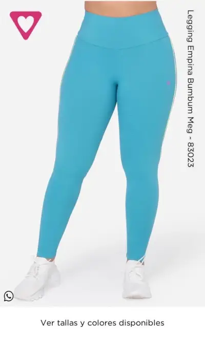 Legging negro Empina Bumbum Meg - miniatura 1