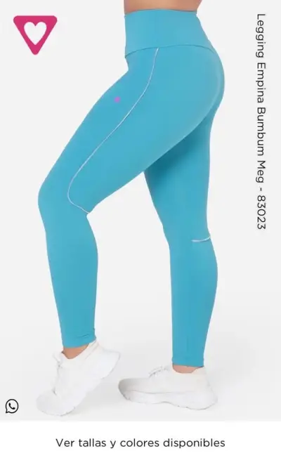 Legging negro Empina Bumbum Meg - miniatura 2