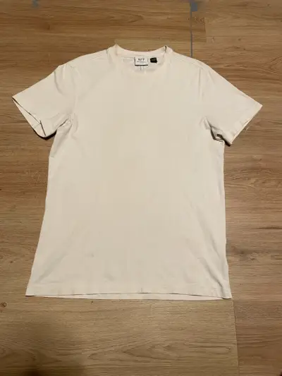 Polera beige No.7 essentials algodón - miniatura 1