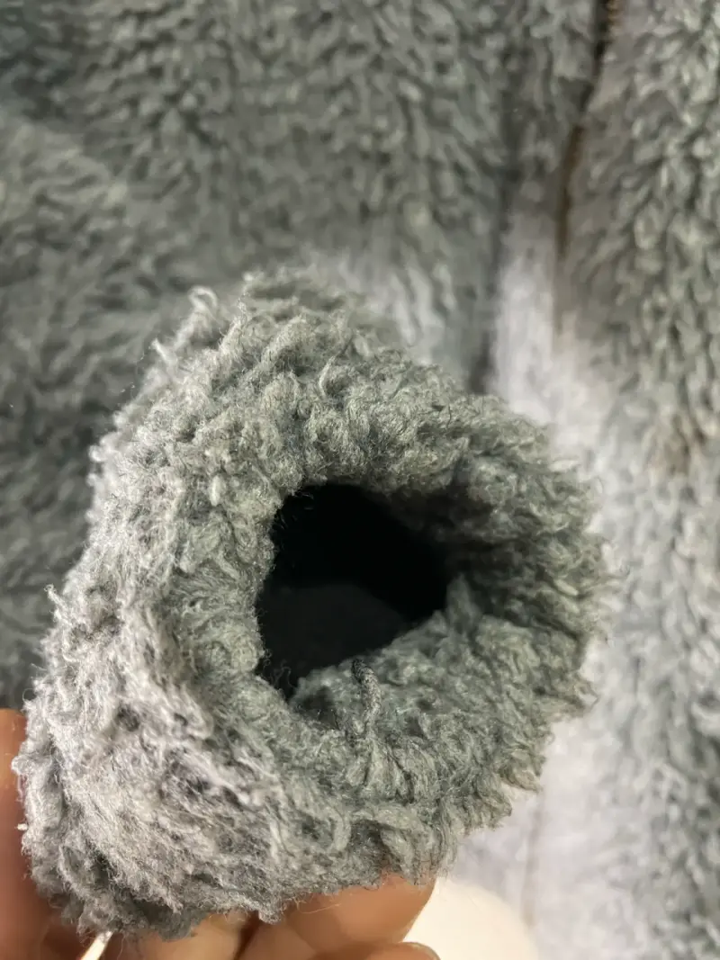 Chaqueta Raindoor - polar gris y azul con cierre - 3
