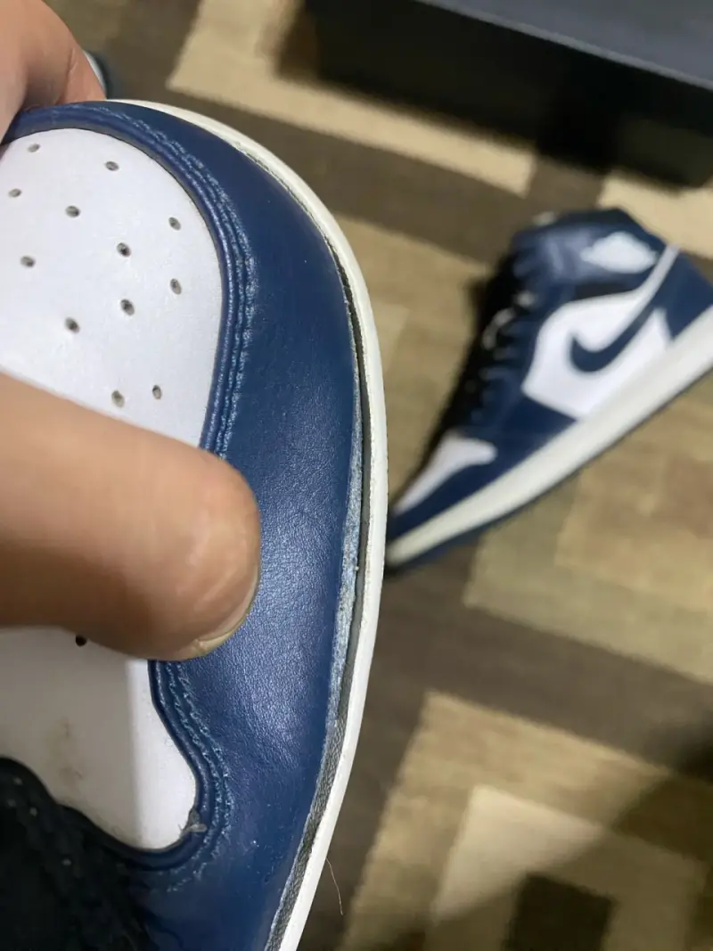 Zapatillas Air Jordan 1 Mid azul y blanco - 6