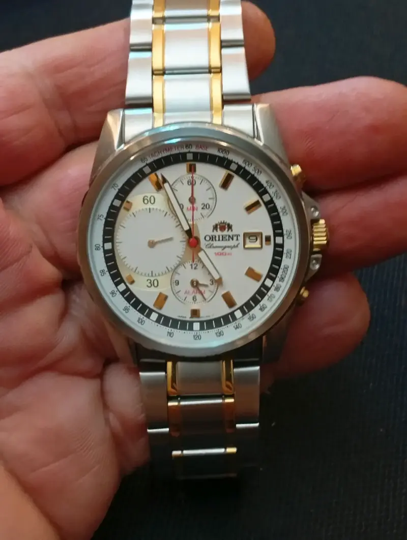 Reloj Orient cronógrafo acero inoxidable - 2