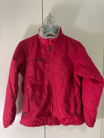 Chaqueta Columbia impermeable roja mujer - miniatura 1