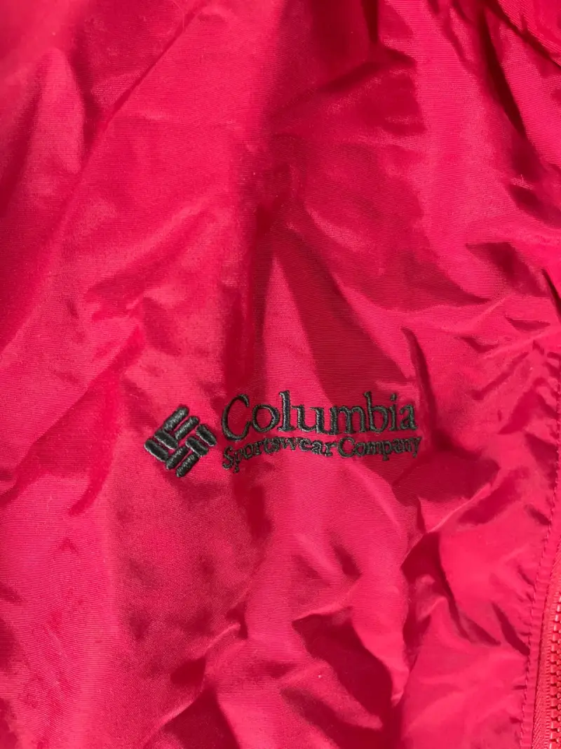 Chaqueta Columbia impermeable roja mujer - 3