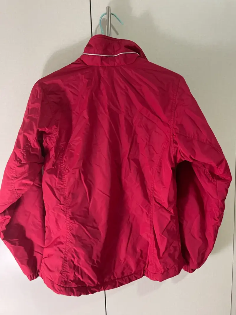 Chaqueta Columbia impermeable roja mujer - 4