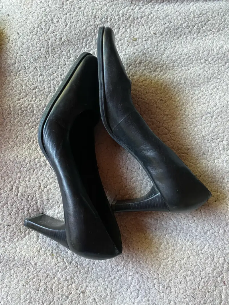 Zapatos de cuero negro Hush Puppies talla 41 - 3