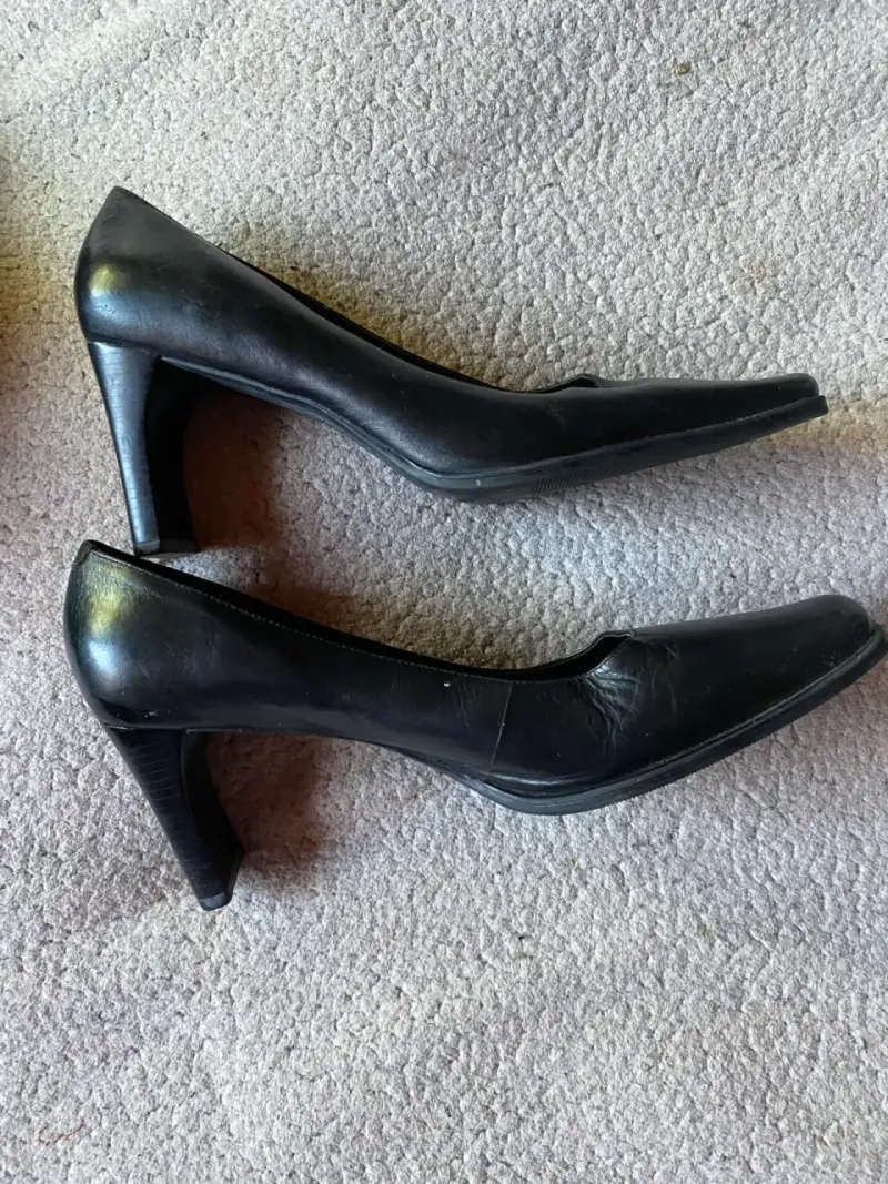 Zapatos de cuero negro Hush Puppies talla 41 - 4