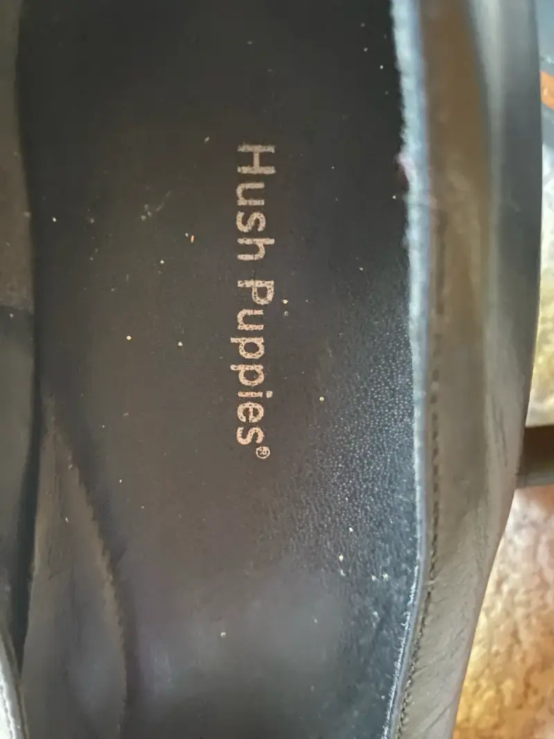 Zapatos de cuero negro Hush Puppies talla 41 - 5