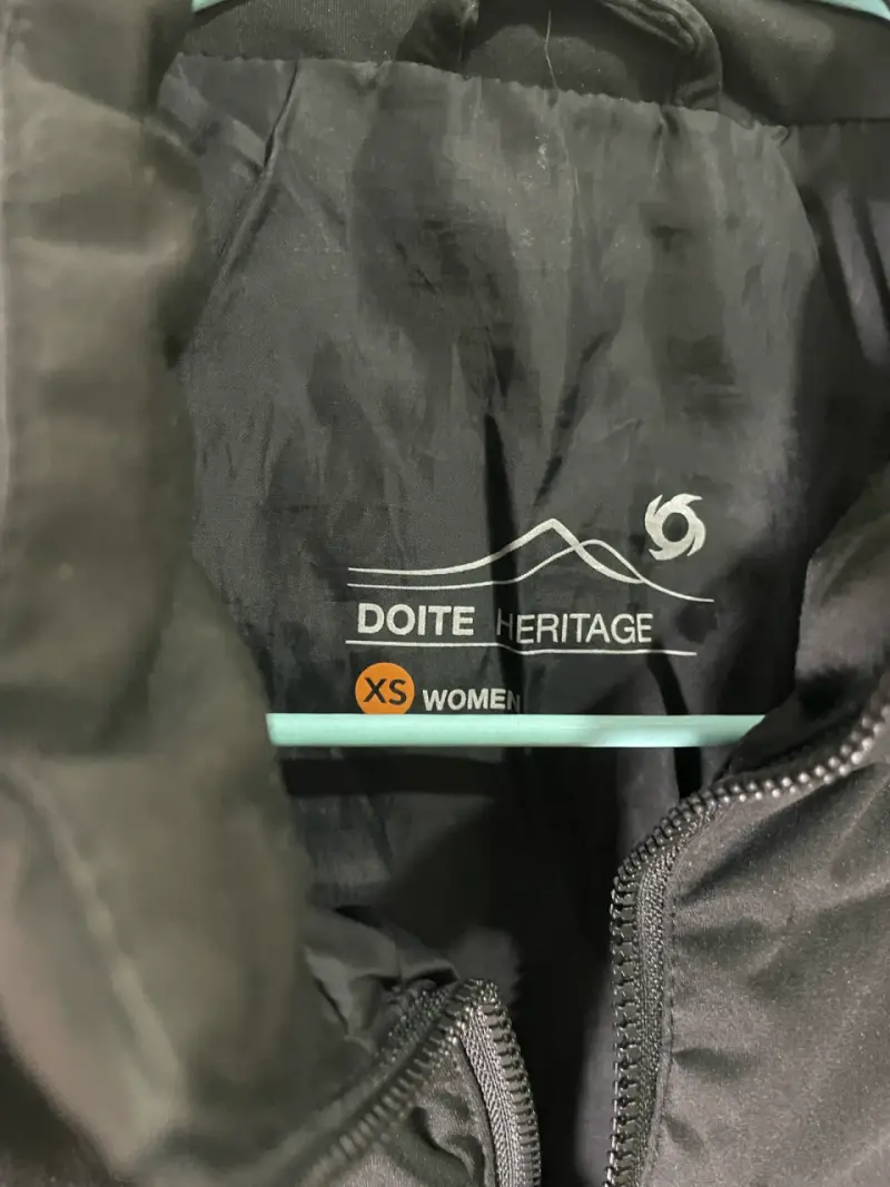Chaqueta pluma 800 - negra para invierno - 2