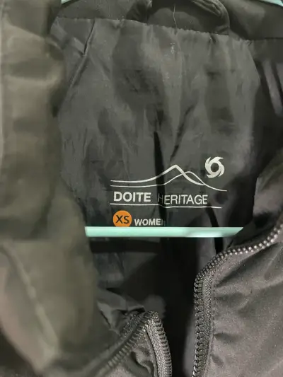 Chaqueta pluma 800 - negra para invierno - miniatura 2