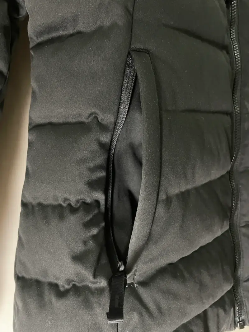 Chaqueta pluma 800 - negra para invierno - 5