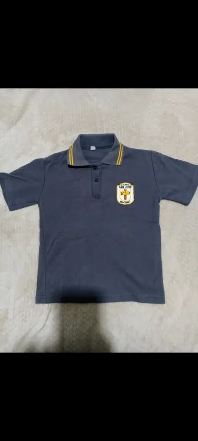 Polera escolar gris Colegio San José - miniatura 2