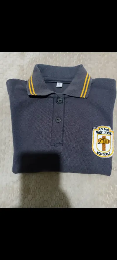 Polera escolar gris Colegio San José - miniatura 3