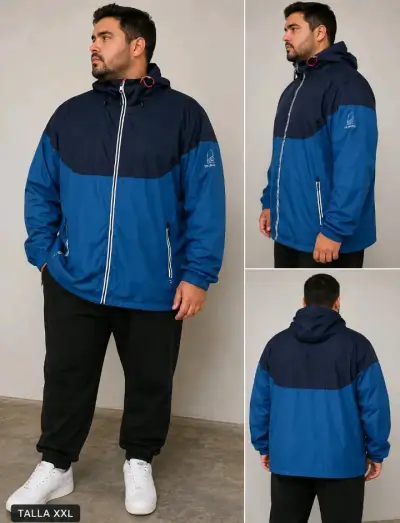 Chaqueta impermeable azul marino Tribord - miniatura 1
