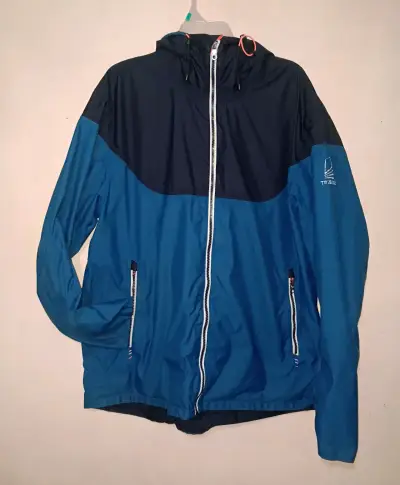 Chaqueta impermeable azul marino Tribord - miniatura 2