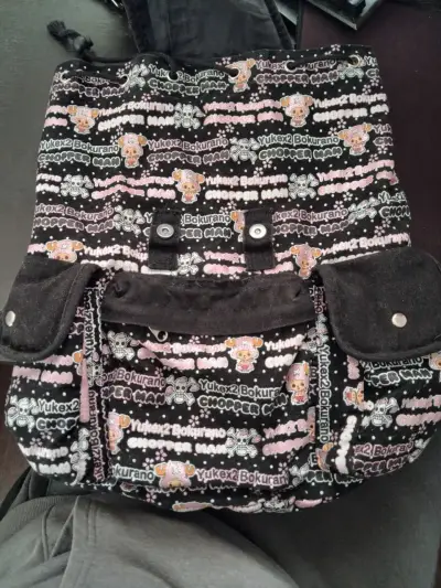 Mochila negra con diseño Bokura Chopper - miniatura 2
